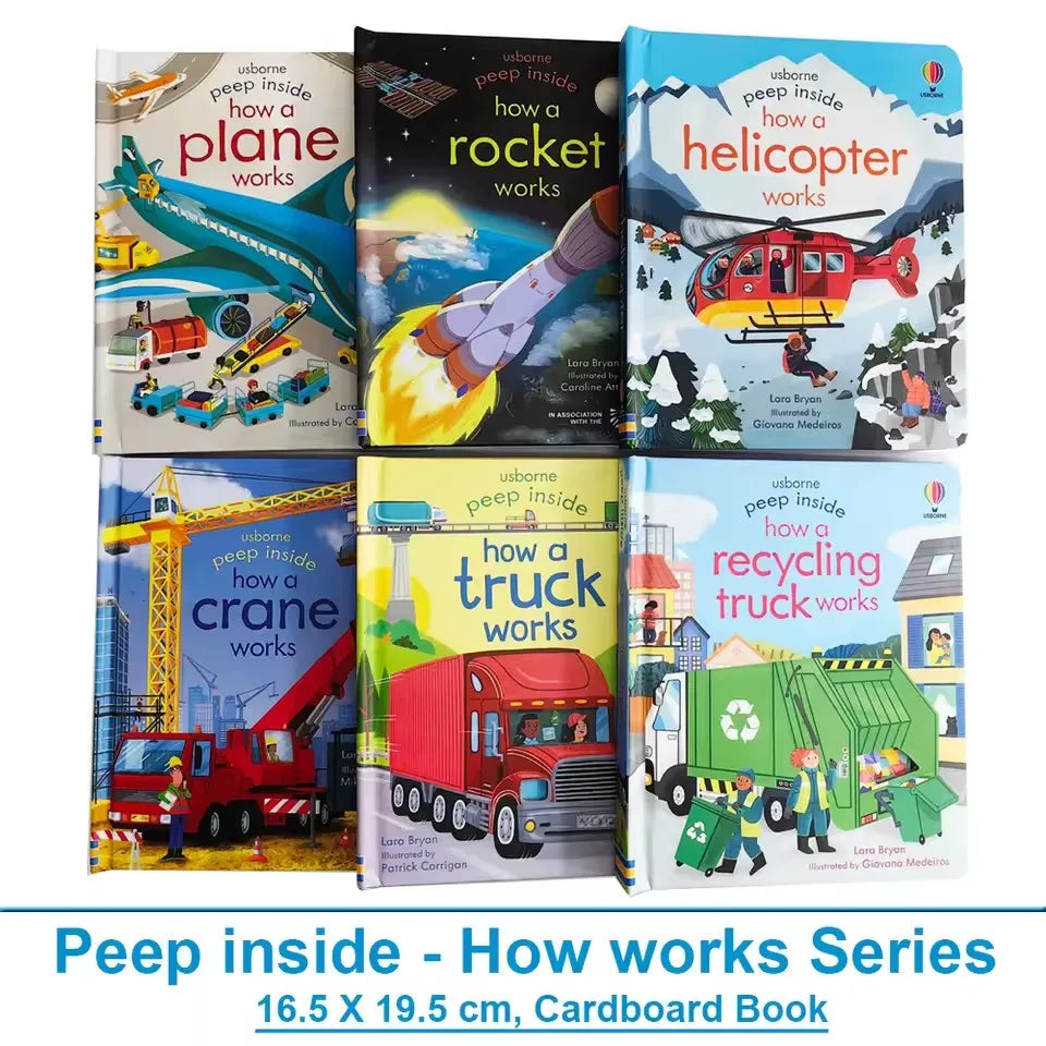 Usborne Peep Inside “How It Works” English Learning Science Book