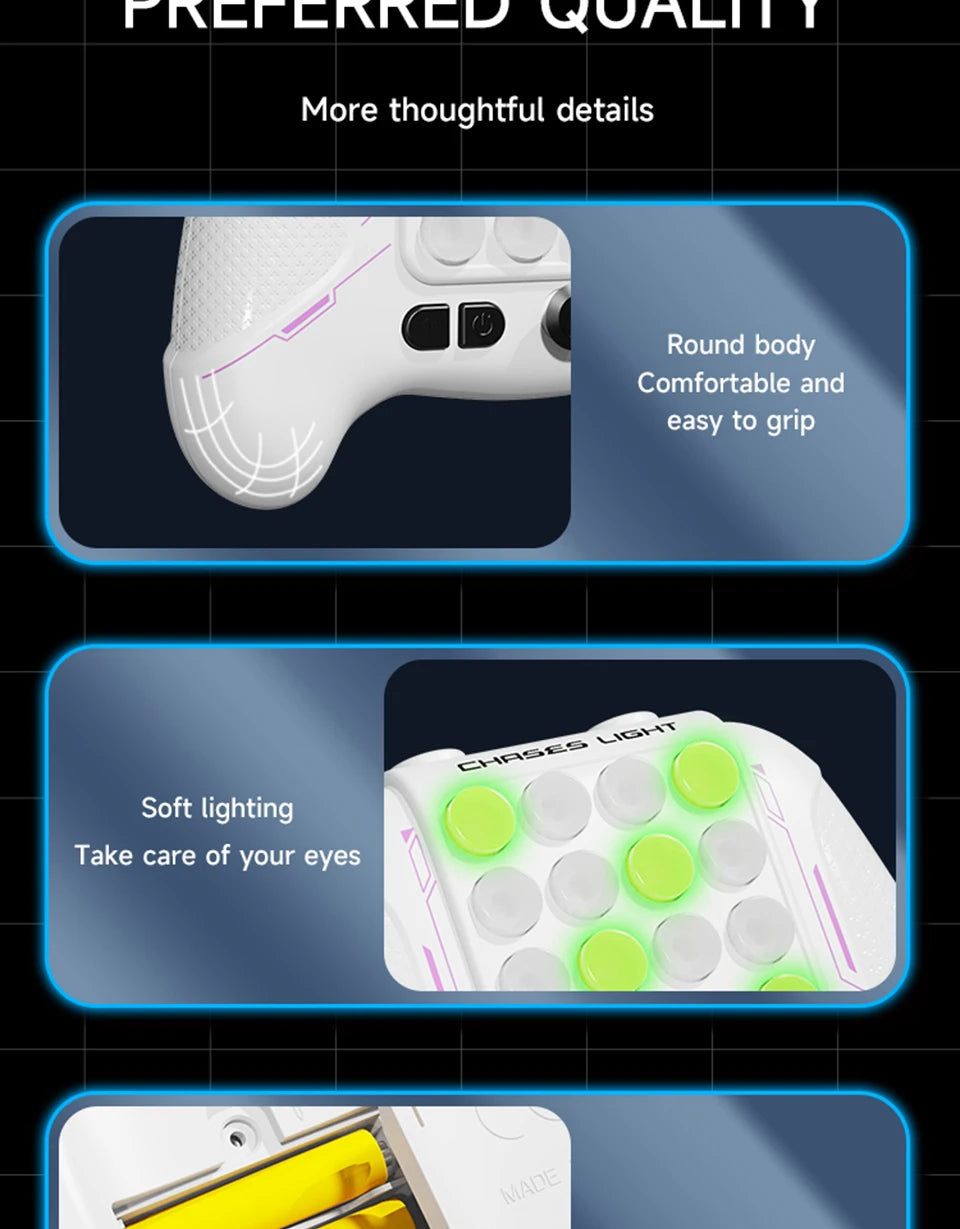 Electronic Light-Up Pop Game Console