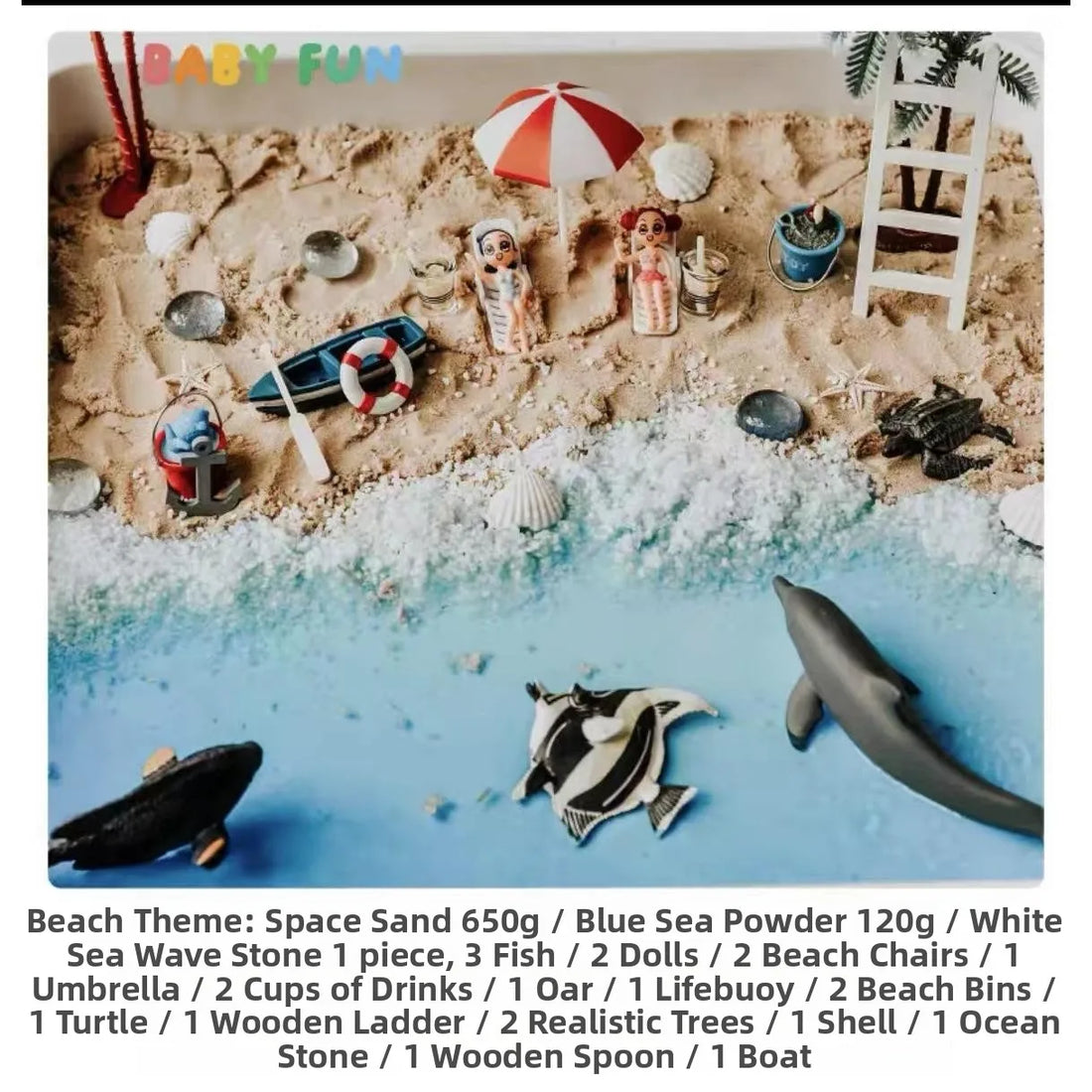 Sensory Bin Play Sand Tray