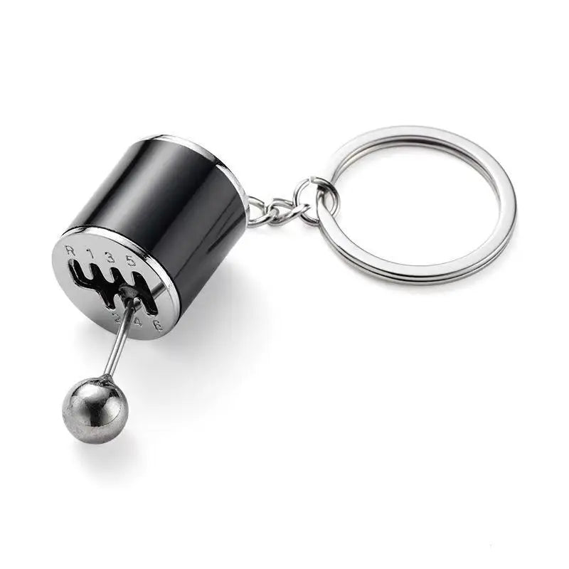 Mini Turbocharger Gearbox Keychain – Metal Car Fidget Toy