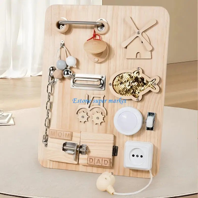 Montessori Sensory Board – Educational Learning Toy for Kids