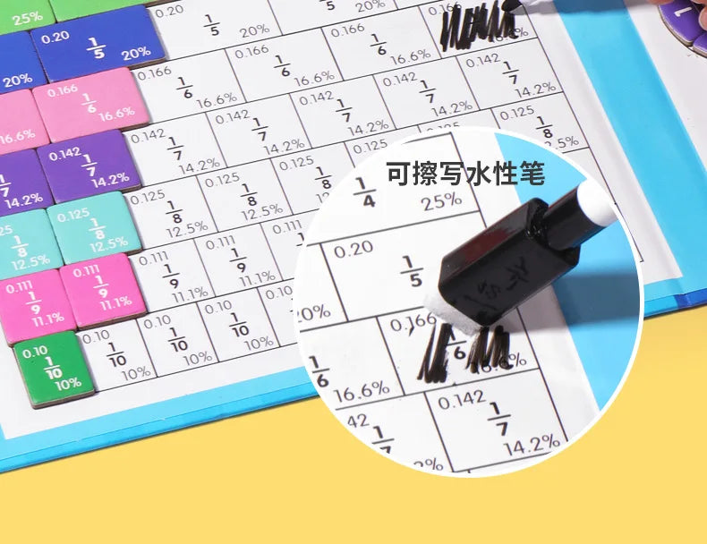 Montessori Magnetic Fraction Math Toy