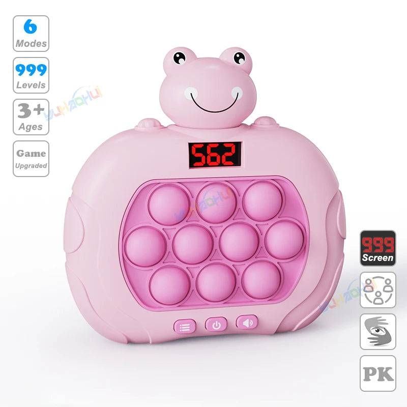 Electronic Light-Up Pop Game Console