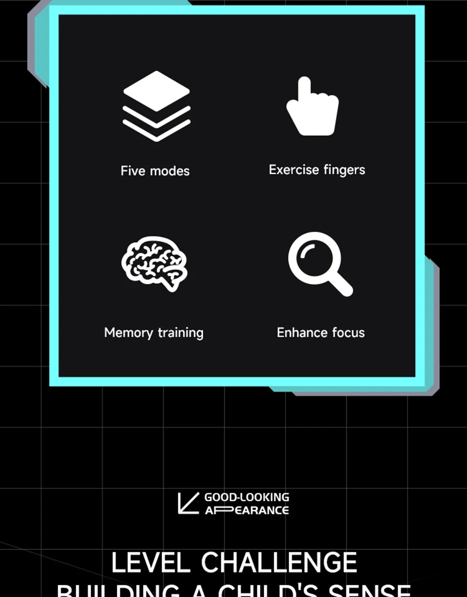 Electronic Light-Up Pop Game Console