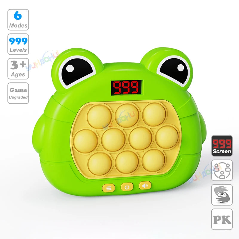 Electronic Light-Up Pop Game Console