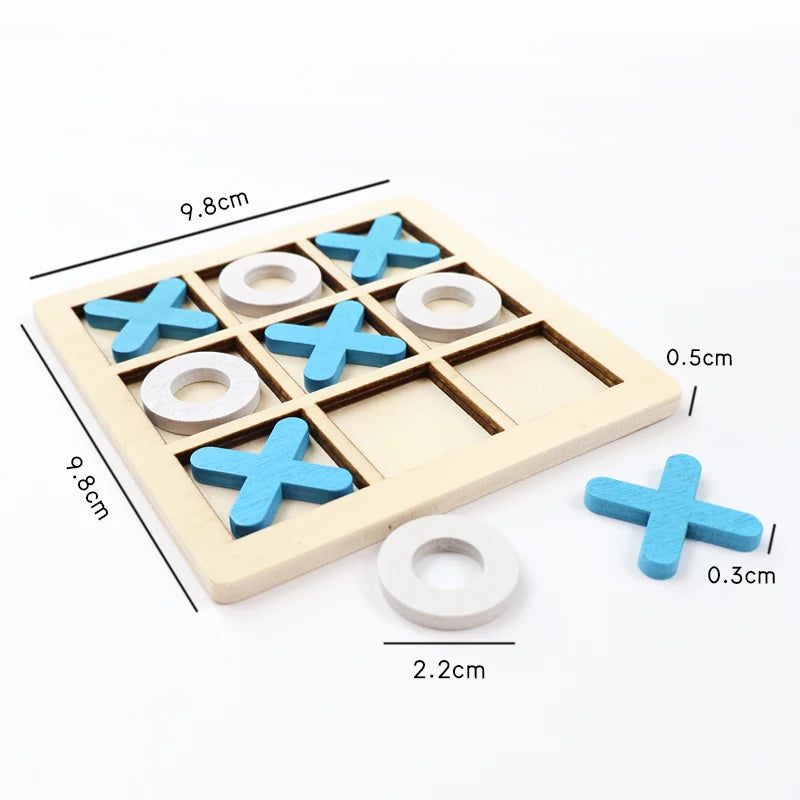 Montessori Wooden Mini Chess Puzzle