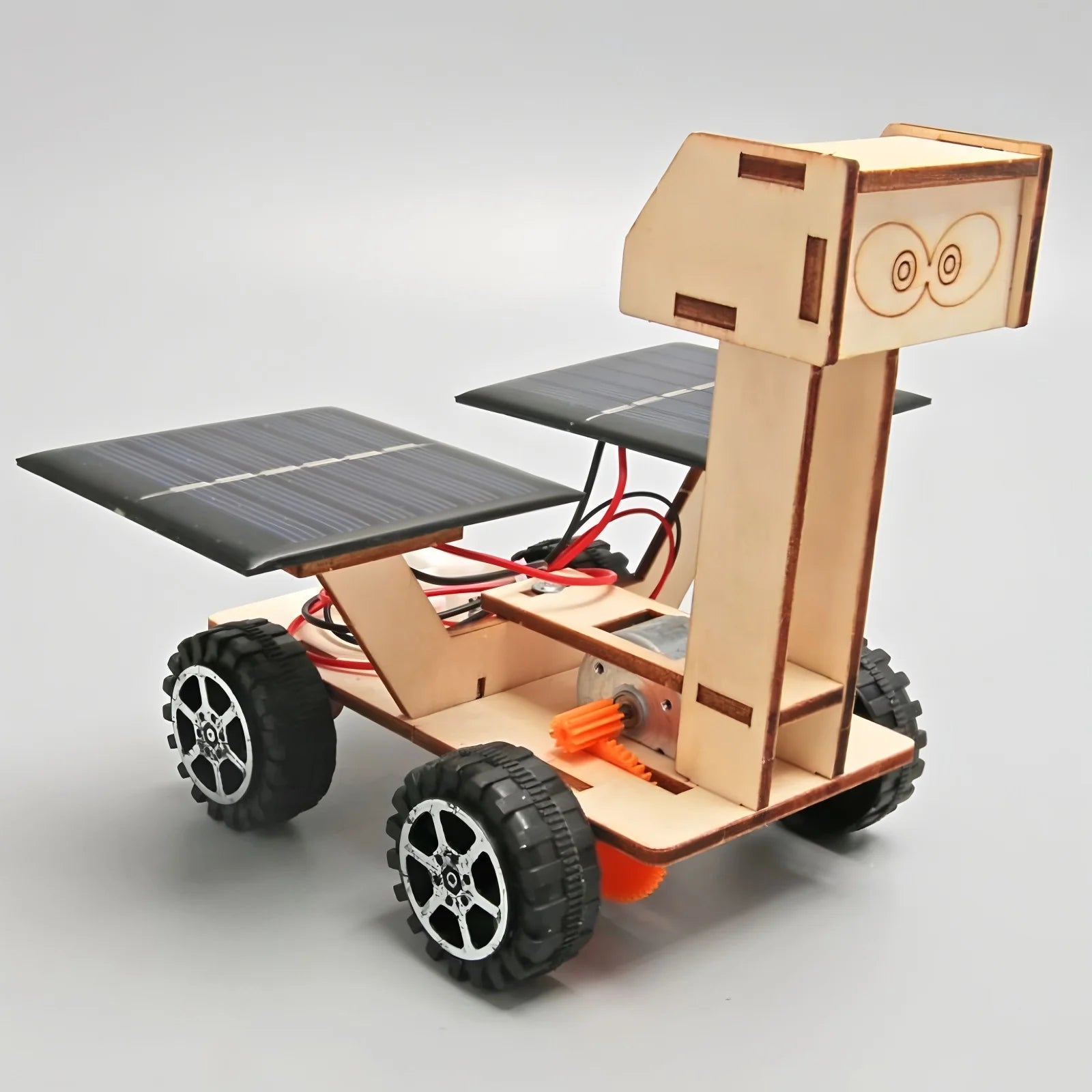 DIY Solar Lunar Exploration Car 3D Wooden Science Kit