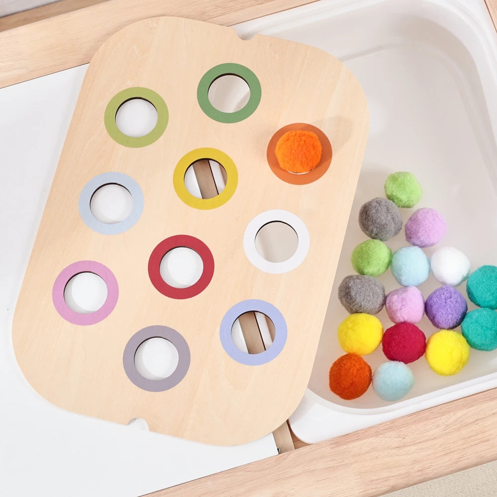 Montessori Sensory Tray Board – Classroom & Therapy Tool for Fine Motor Skills