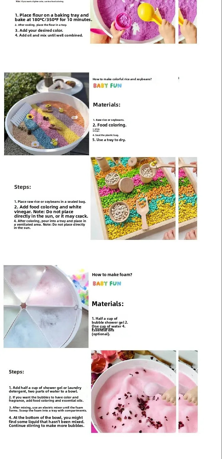 Sensory Bin Play Sand Tray