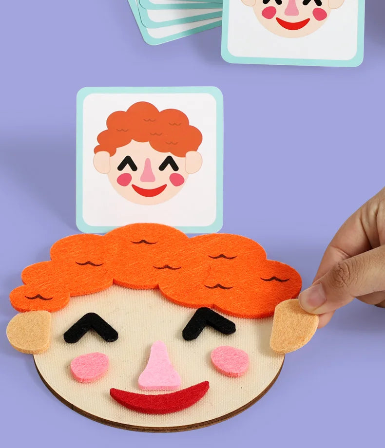 Montessori Social Emotional Board – Kids Sensory Learning Toy