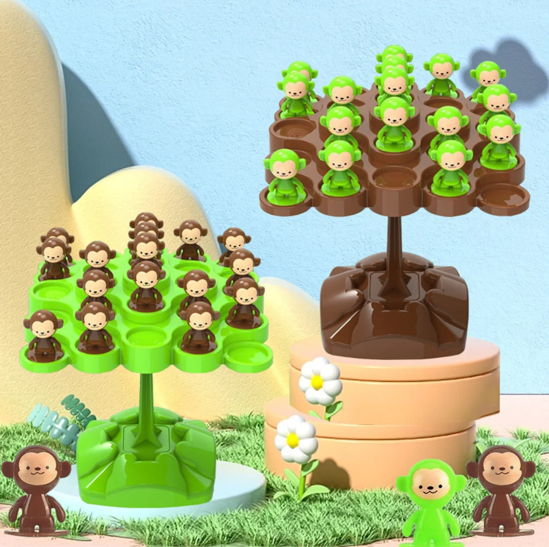 Monkey Balance Tree Game – Kids Focus & Parent-Child Interactive Toy