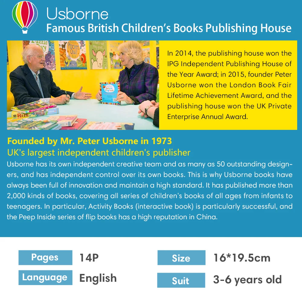 Usborne Peep Inside “How It Works” English Learning Science Book