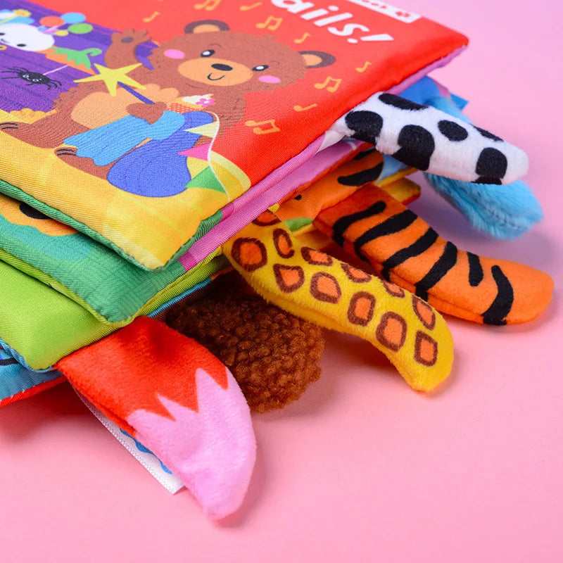 3D Visual Tail Cloth Book for Babies – Interactive Learning Toy