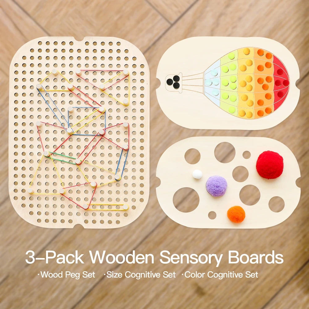 Montessori Sensory Tray Board – Classroom & Therapy Tool for Fine Motor Skills