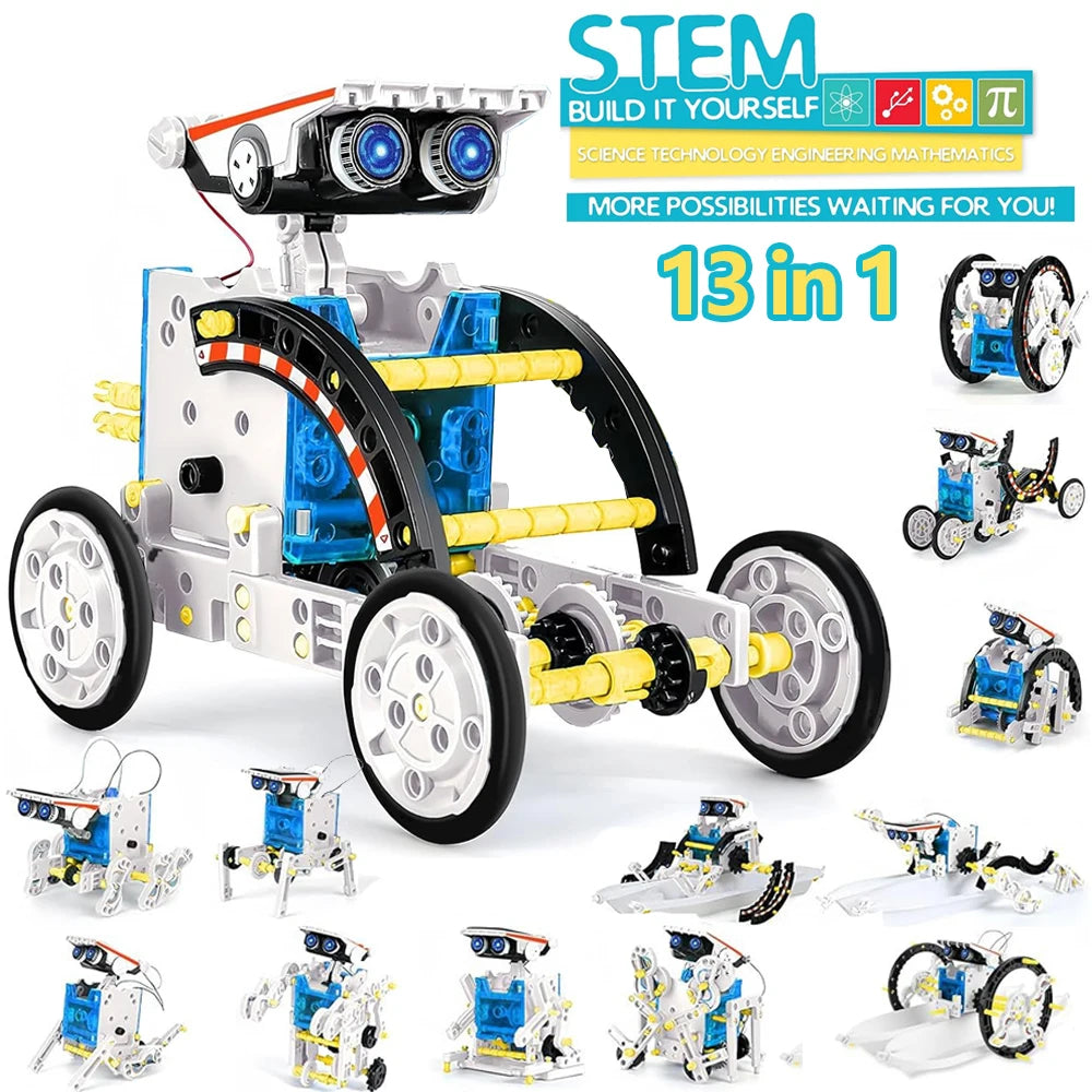 13-in-1 Solar Robot STEM Educational Science Kit