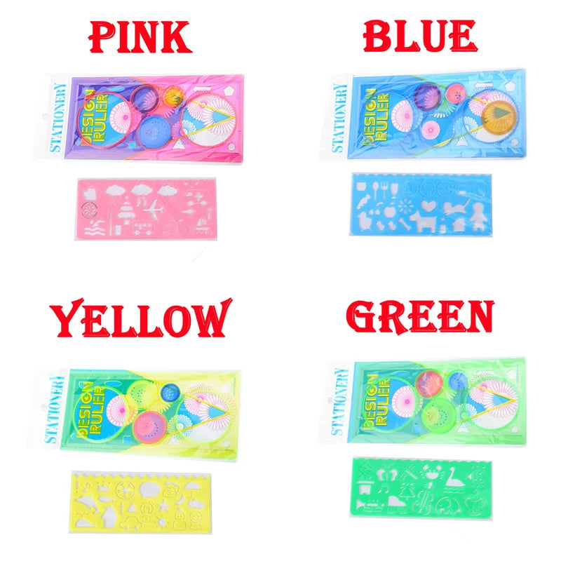 Geometry Spirograph Drawing Set