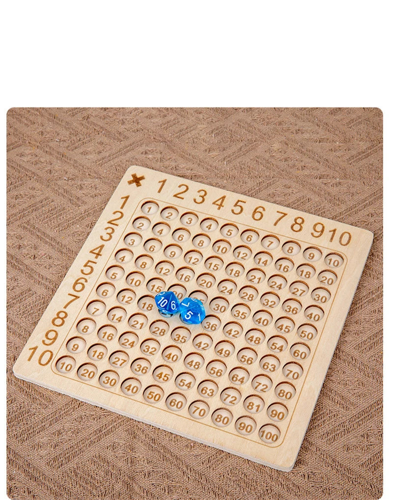 Montessori Wooden 99 Multiplication Board