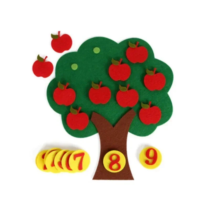 Montessori Felt Busy Board Travel Toy for Kids