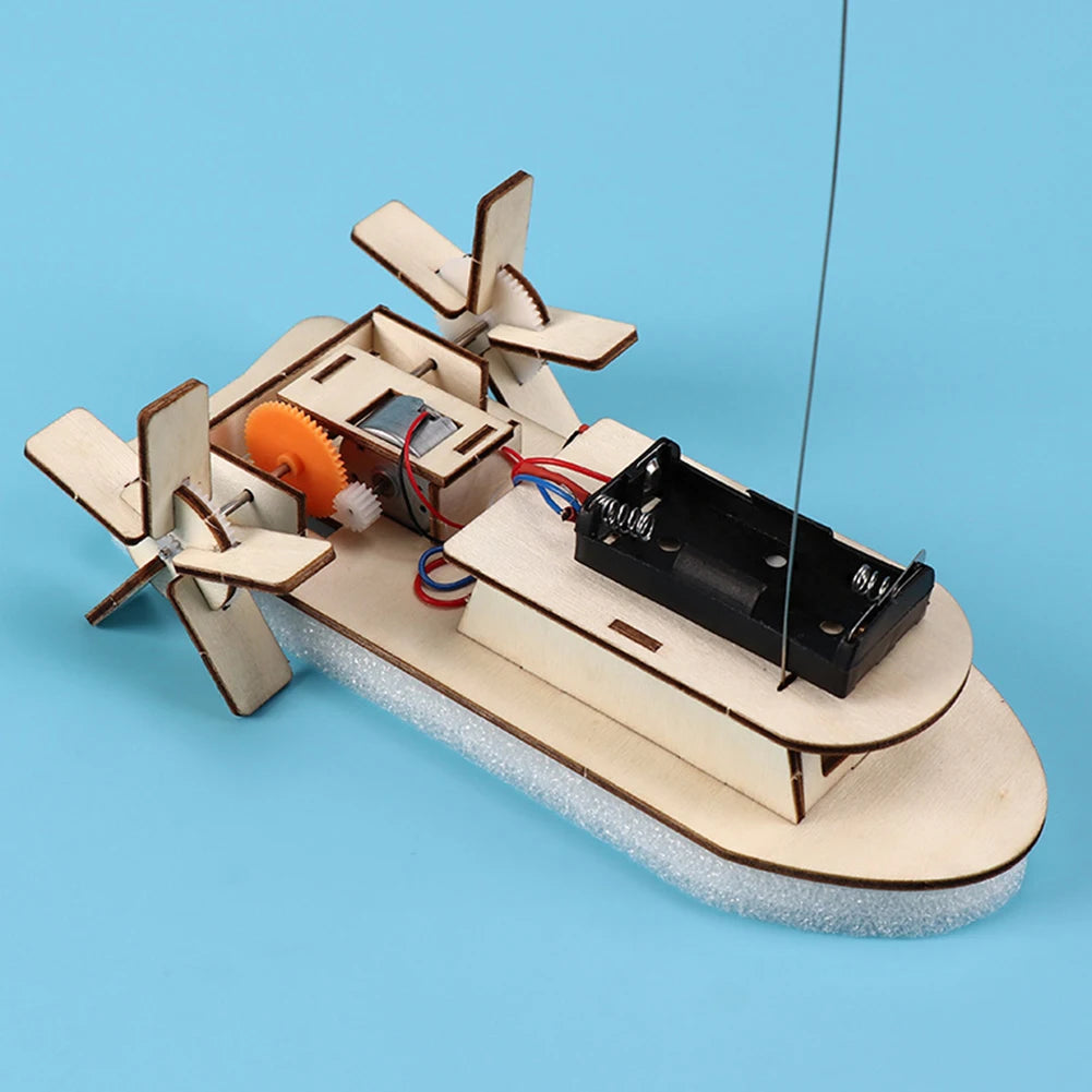 DIY 3D Wooden Car & Boat Science Experiment STEM Kit