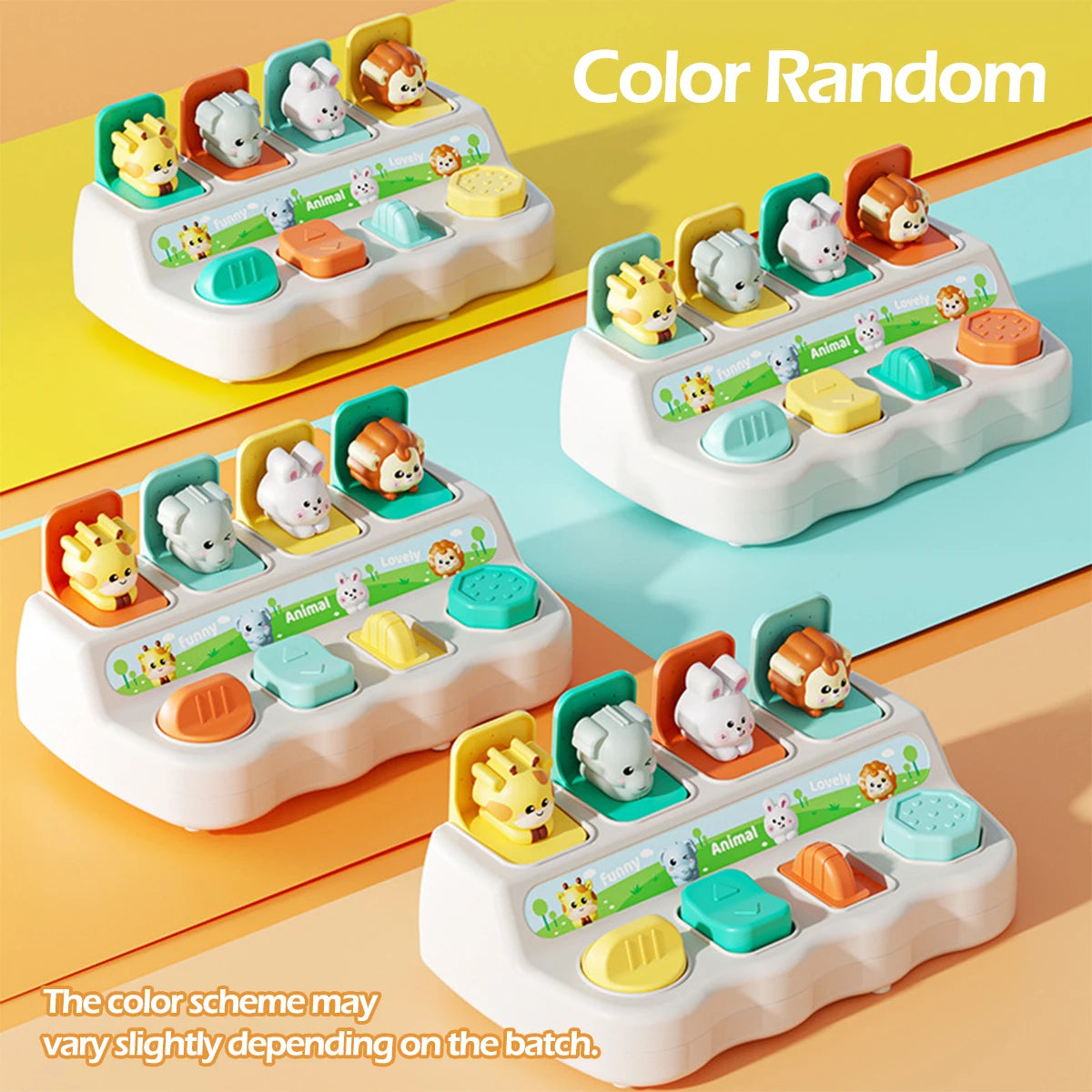 Montessori Pop-Up Animal Toy Box – Logic & Motor Skill Learning Toy