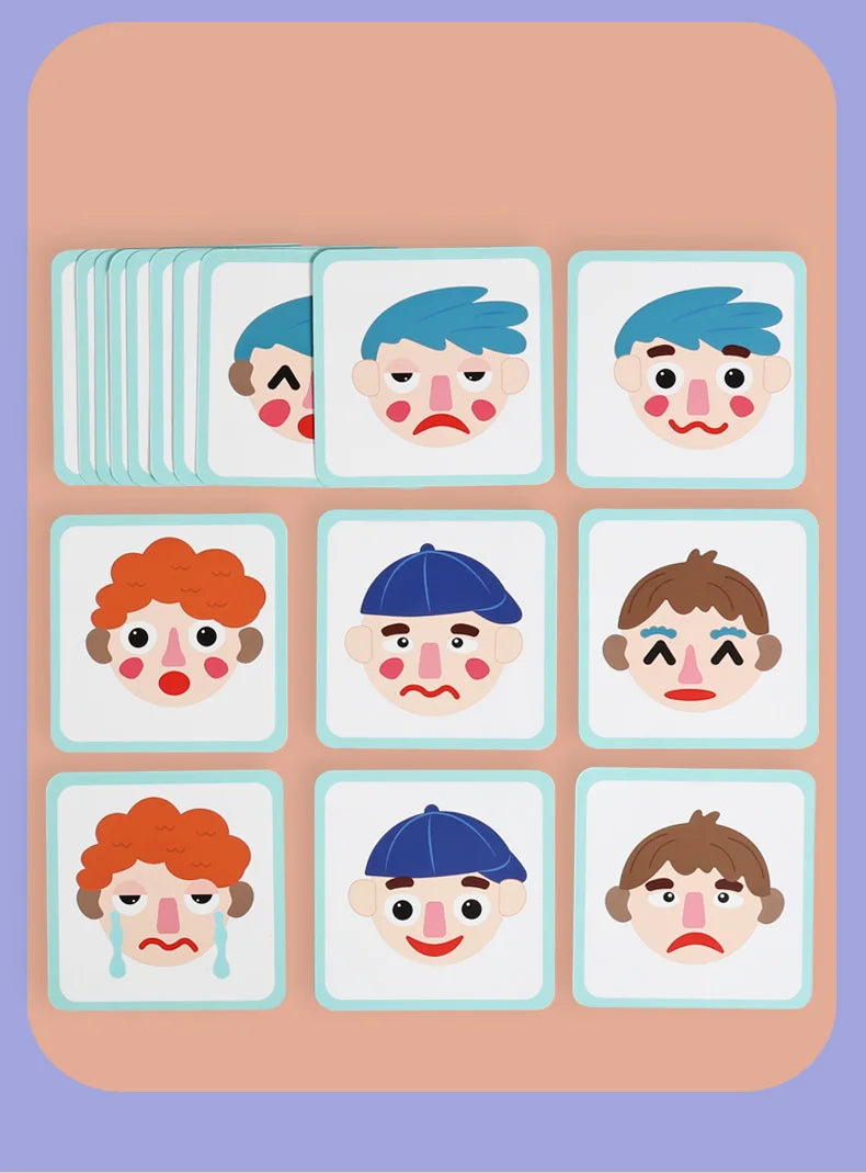 Montessori Social Emotional Board – Kids Sensory Learning Toy