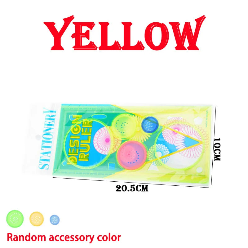 Geometry Spirograph Drawing Set