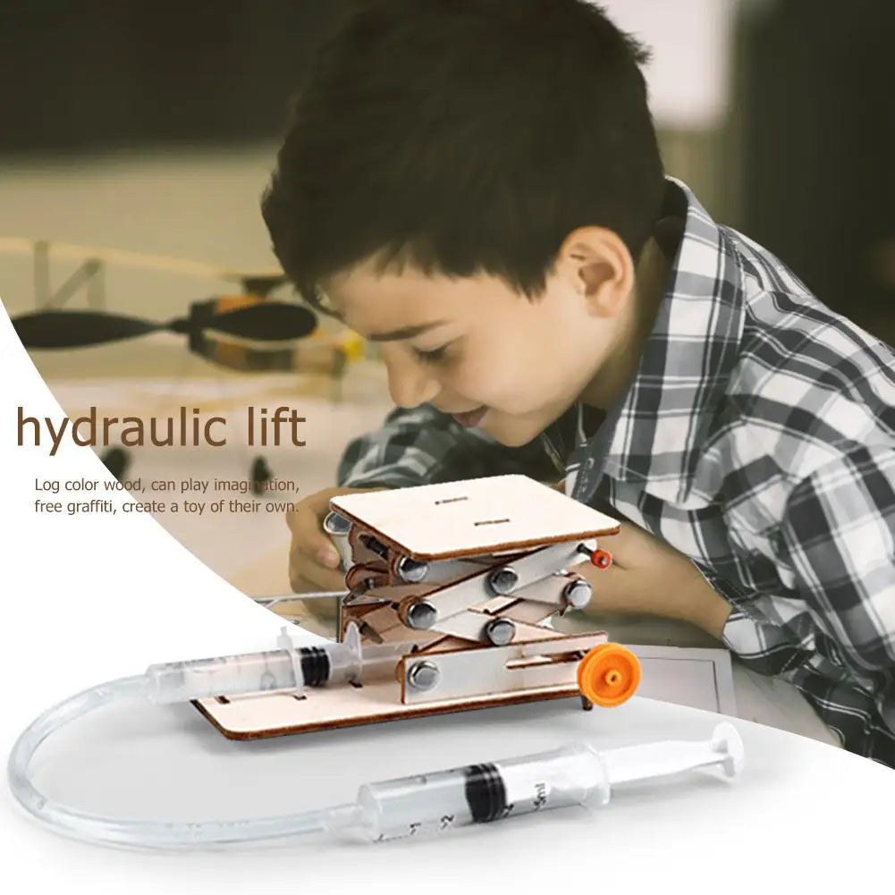 Kids DIY Hydraulic Lift Table Science Experiment Kit