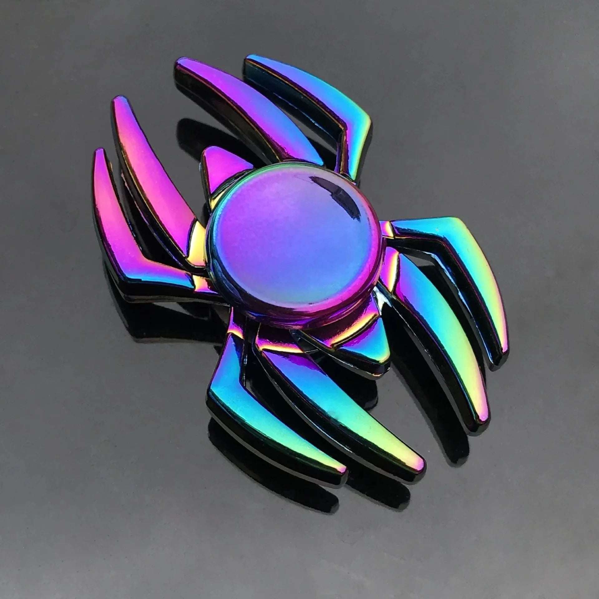 Metal Rainbow Fidget Spinner with R188 Mute Bearing