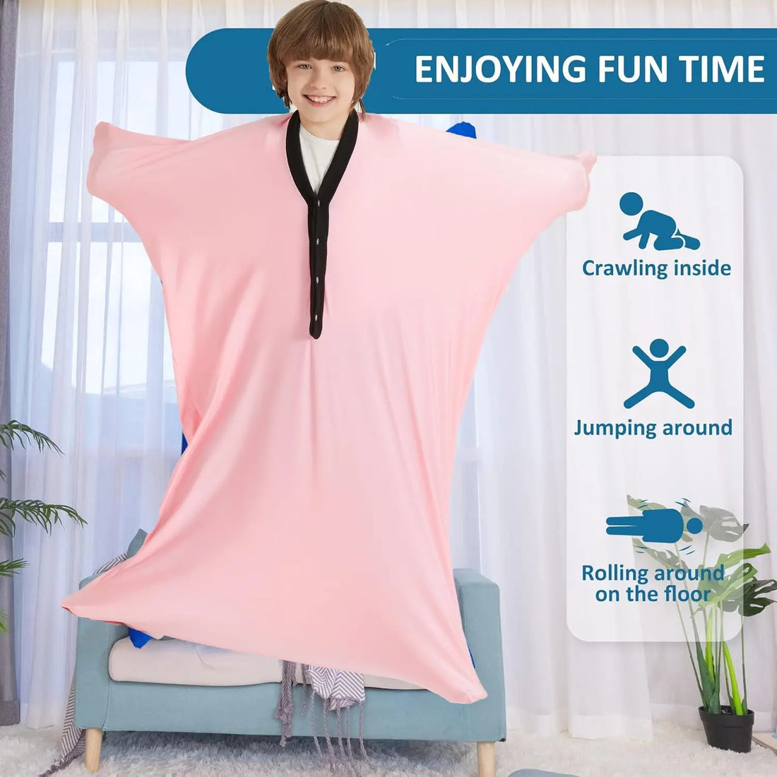 Sensory Body Sock for Kids – Calming Full-Body Compression Toy