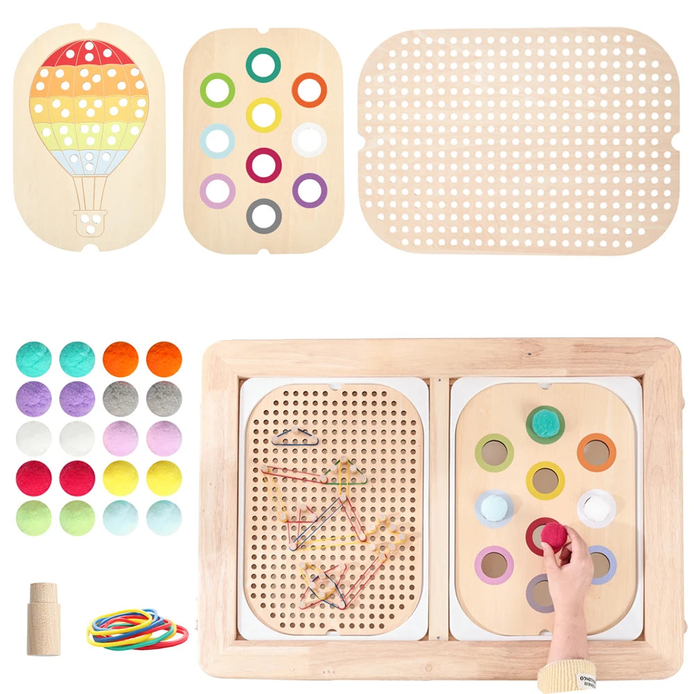 Montessori Sensory Tray Board – Classroom & Therapy Tool for Fine Motor Skills