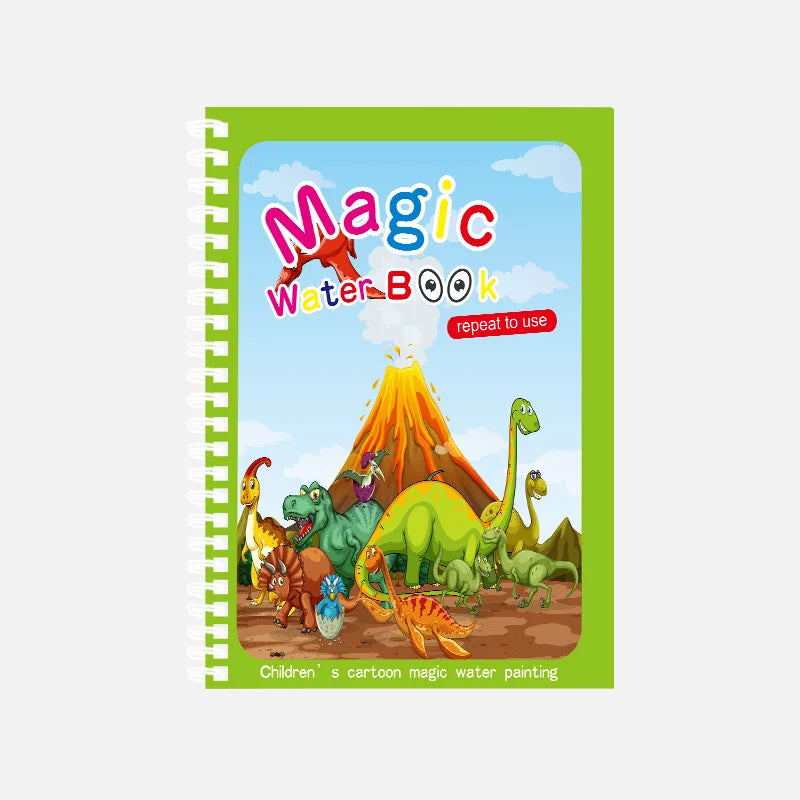 Magic Water Drawing Book – Reusable Montessori Coloring & Learning Toy for Kids
