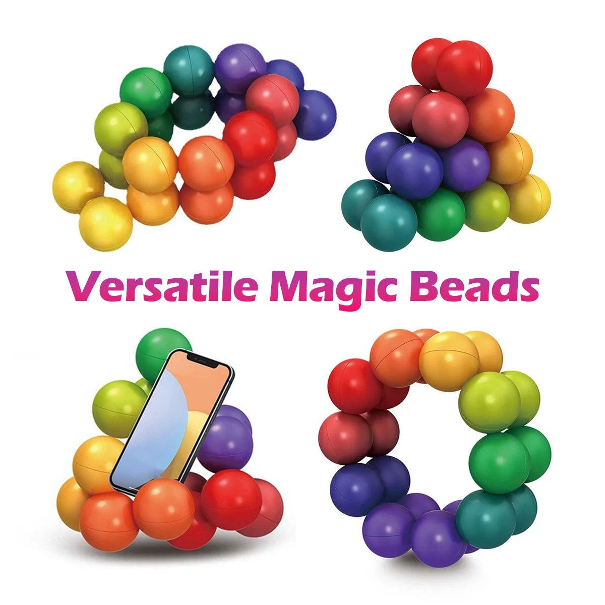 3D Rotating Sensory Fidget Balls – Educational Stress Relief Toy