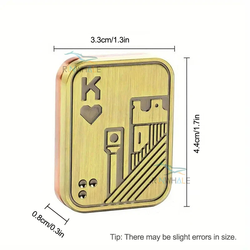 EDC Metal Push Slider Fidget Toy