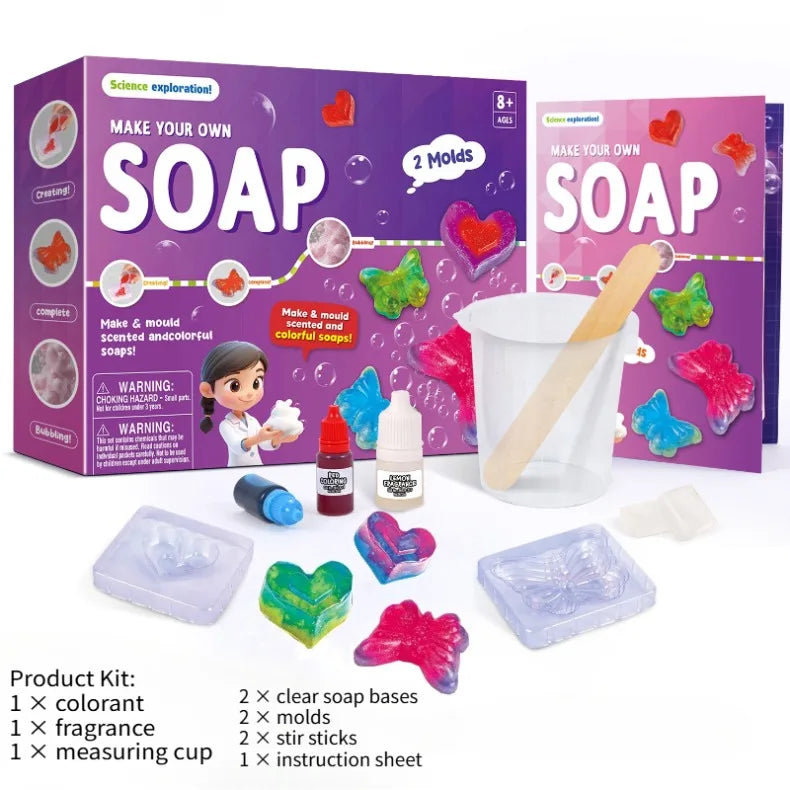 Kids DIY Magic Soap Science Experiment STEAM Kit