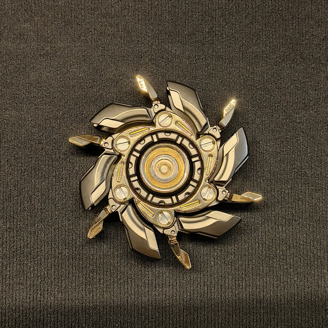 EDC Magnetic Fidget Slider – Open Armor Spinning Top Toy