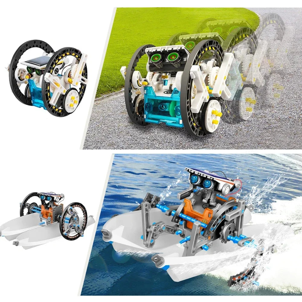 13-in-1 Solar Robot STEM Educational Science Kit