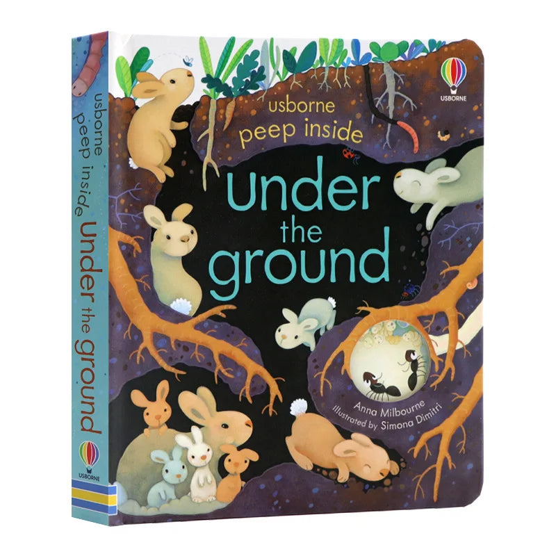 Peep Inside Usborne English Educational Picture Book for Kids